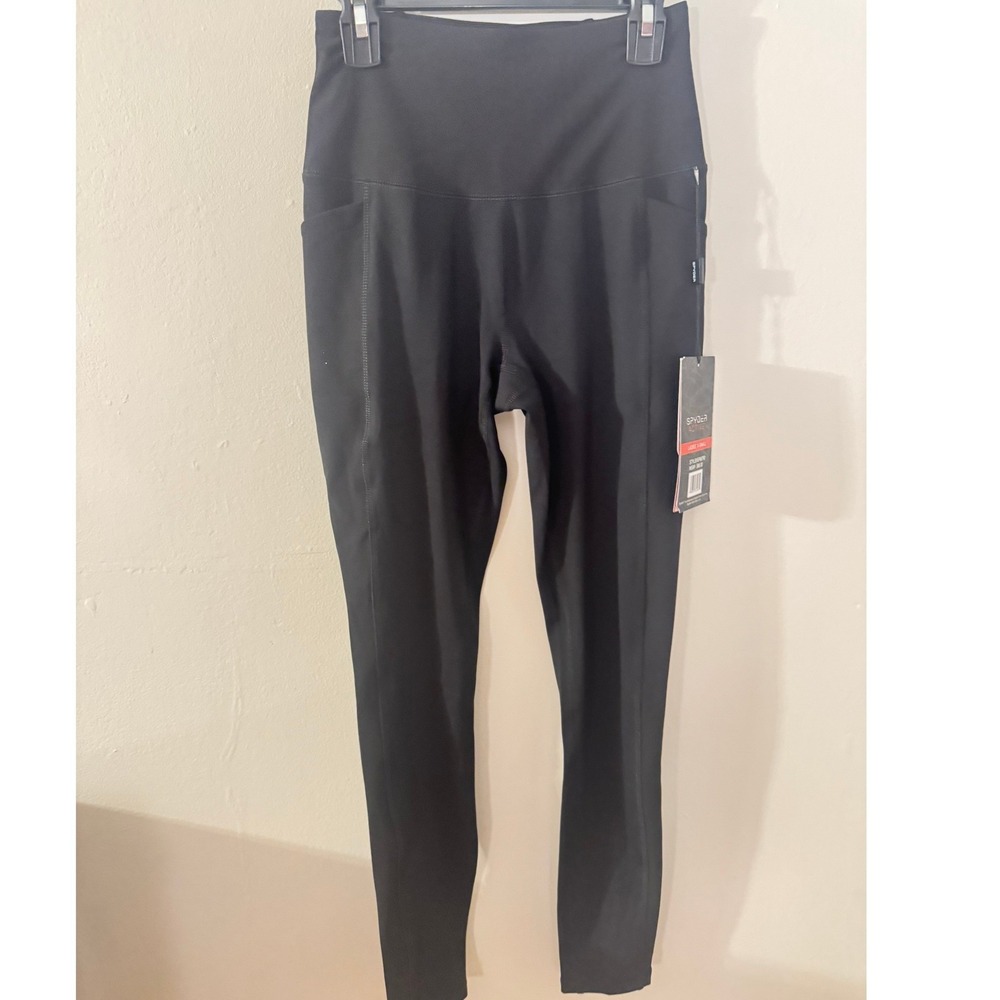 Spyder Active- Womens Black Leggings High Waist with Pockets XS